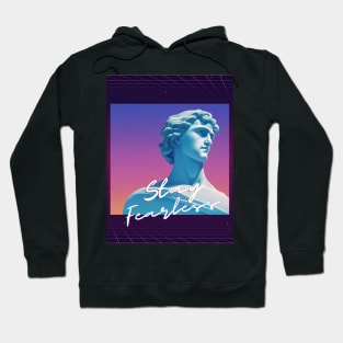 Stay Fearless Retrowave Art Hoodie